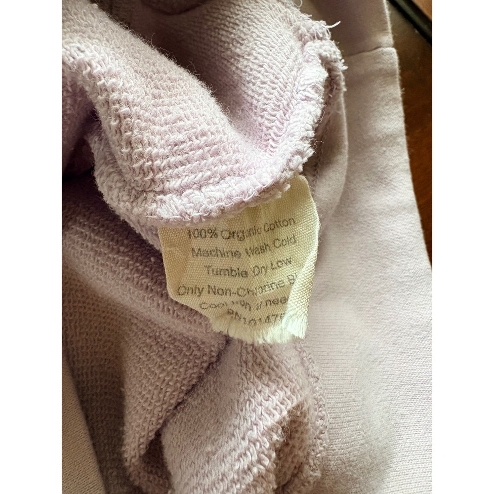 Ivory Ella Women Organic Cotton Comfy Hoodie Lavender Embroidery Elephant Logo S - Picture 6 of 9